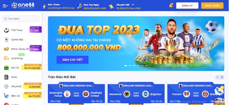 One88 - Nhà Cái One88 Uy Tín, Giải Trí Đa Dạng Hàng Đầu